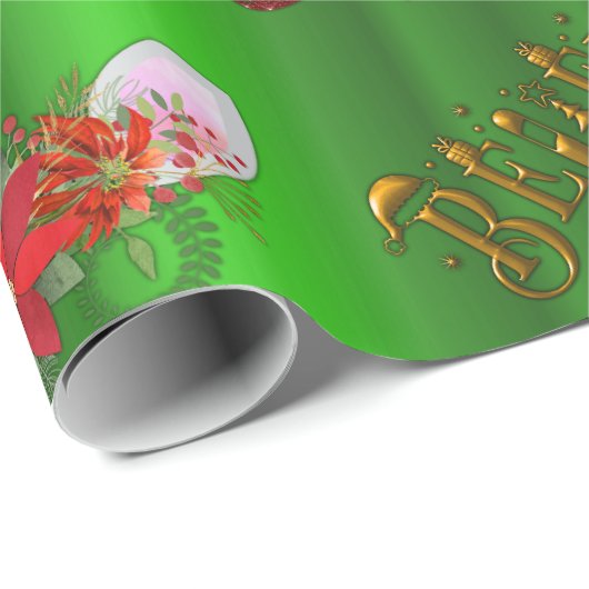 Unicorn Kerstgeloof Cadeaupapier (Rol Hoek)