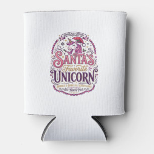 Unicorn Kerstmanns Favoriete Eenhoorn Blikjeskoeler