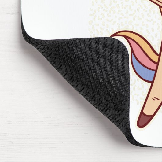 unicorn kerstmis muismat (Hoek)