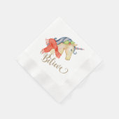 Unicorn Kerstmis Napkin Servet (Hoek)