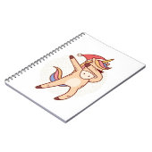 unicorn kerstmis notitieboek (Linkerzijde)