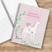 Unicorn Kind Schrijven & Tekenen Verhaal Notitieboek