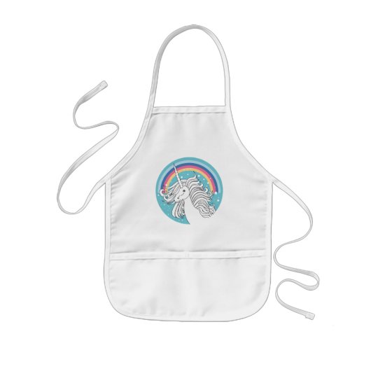 UNICORN KINDER APRON BLUE SCHORT (Voorkant)