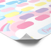 Unicorn Kinder Chart | Renteschema voor kinderen Poster (Hoek)