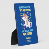 Unicorn Kindergarten Afstuderen 1e graad Fotoplaat (Zijkant)