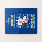 Unicorn Kindergarten Afstuderen 1e graad Legpuzzel (Horizontaal)