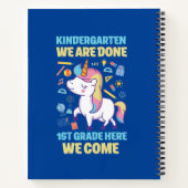 Unicorn Kindergarten Afstuderen 1e graad Notitieboek (Achterkant)
