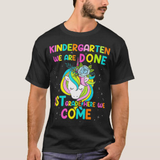 Unicorn Kindergarten Afstuderen, Cute Unicorn T-shirt