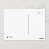 Unicorn Kisses, met de hand geschreven Briefkaart (Achterkant)