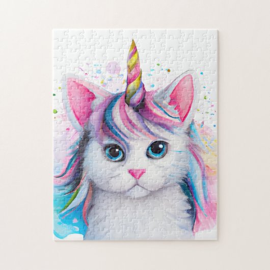 Unicorn Kitten Legpuzzel (Verticaal)