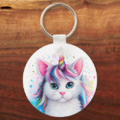 Unicorn Kitten Sleutelhanger (Voorkant)