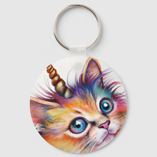 Unicorn Kitten Sleutelhanger
