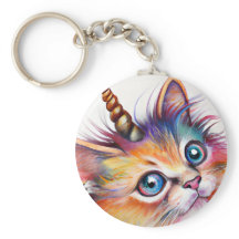 Unicorn Kitten Sleutelhanger