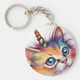 Unicorn Kitten Sleutelhanger