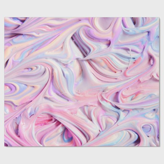 Unicorn-kleuren Cadeaupapier (Vlak)