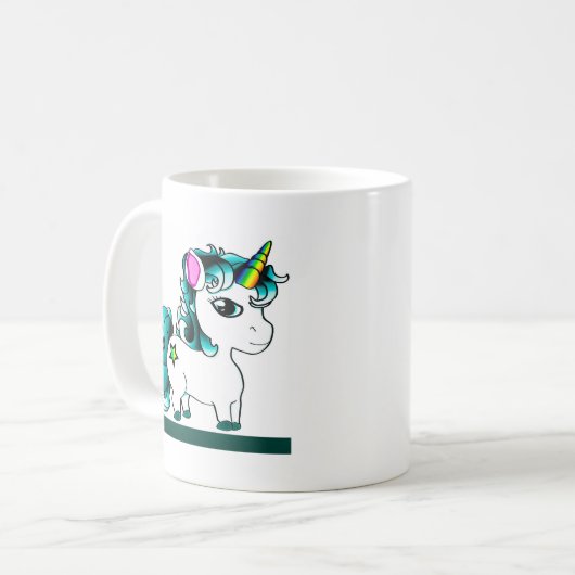 Unicorn Koffiemok (Voorkant links)