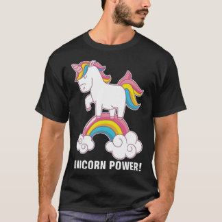 unicorn-kracht leuk t-shirt