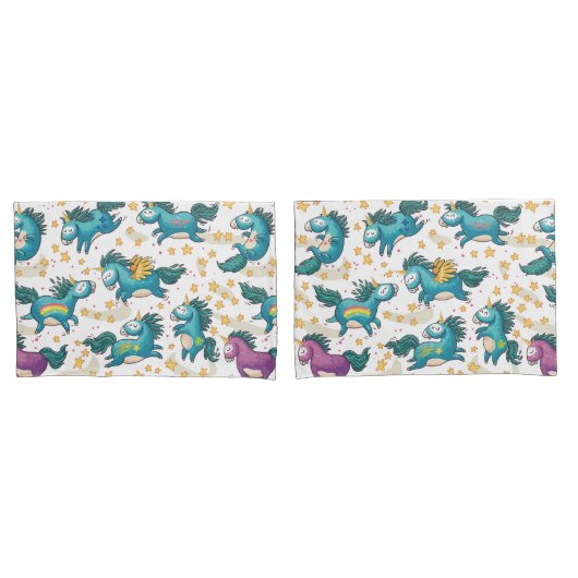 Unicorn Kussensloop (Voorkant-Set)