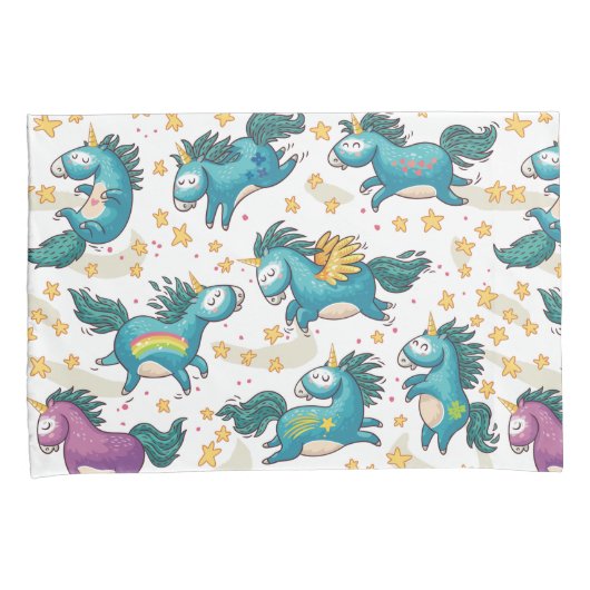 Unicorn Kussensloop (Voorkant-Rechts)
