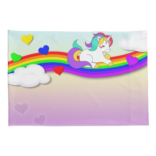 Unicorn Kussensloop (Achterkant-Rechts)