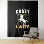 Unicorn Lady Wandkleed (In situ)