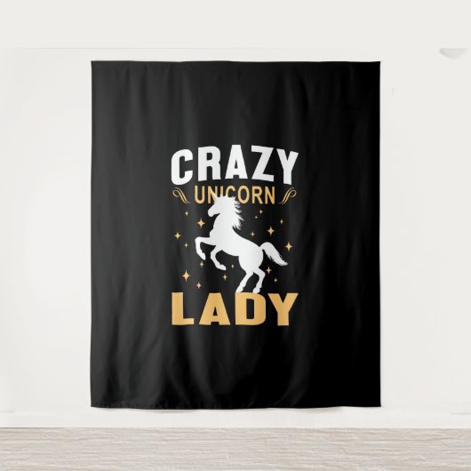 Unicorn Lady Wandkleed (Voorkant)