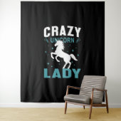 Unicorn Lady Wandkleed (In situ)