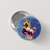 Unicorn Lapel Pin Button (Galaxy Shimmer) (Voorkant /achterkant)
