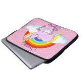 Unicorn Laptop Hoesje Sleeve (Voorkant onderkant)