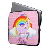 Unicorn Laptop Hoesje Sleeve (Voorkant Links)