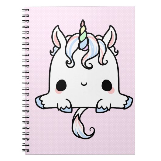 Unicorn-laptop Notitieboek (Voorkant)