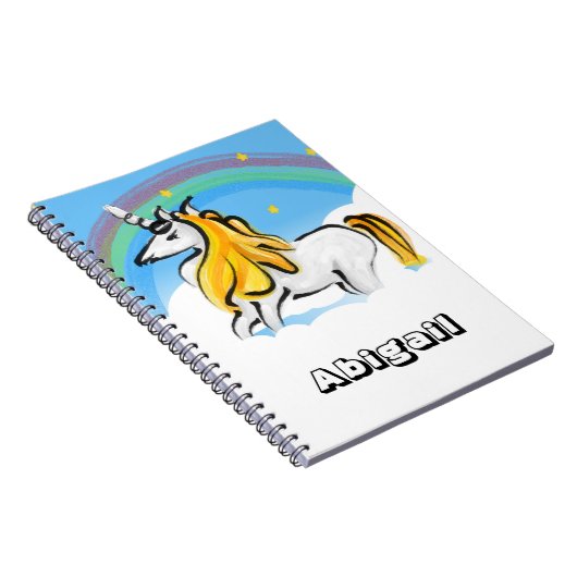 Unicorn-laptop Notitieboek (Rechterzijde)