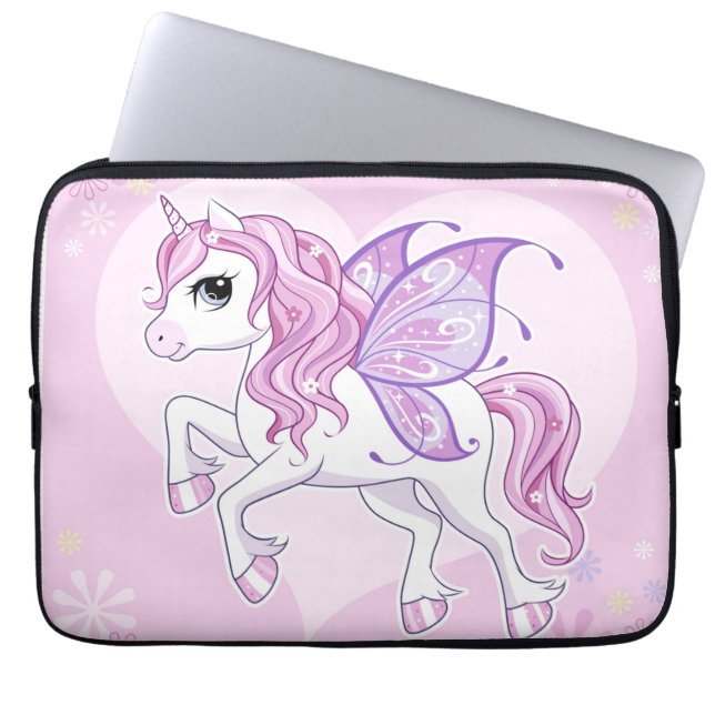 Unicorn-laptophoes Laptop Sleeve (Voorkant)