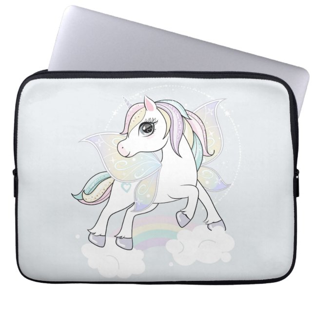 Unicorn-laptophoes Laptop Sleeve (Voorkant)