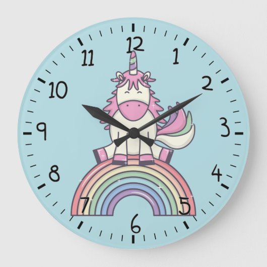Unicorn Large Clock Grote Klok (Voorkant)
