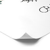 Unicorn Lashes met regenbooghoorn Poster (Hoek)