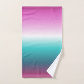 unicorn lavender blauwgroen ombre turquoise mermai bad handdoek (Handdoek)