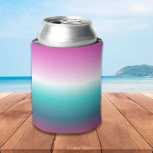 unicorn lavender blauwgroen ombre turquoise mermai blikjeskoeler