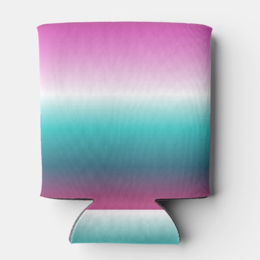 unicorn lavender blauwgroen ombre turquoise mermai blikjeskoeler (Achterkant)