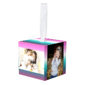 unicorn lavender blauwgroen ombre turquoise mermai decoratie (Voorkant hoekig)