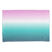 unicorn lavender blauwgroen ombre turquoise mermai kussensloop (Voorkant-Rechts)