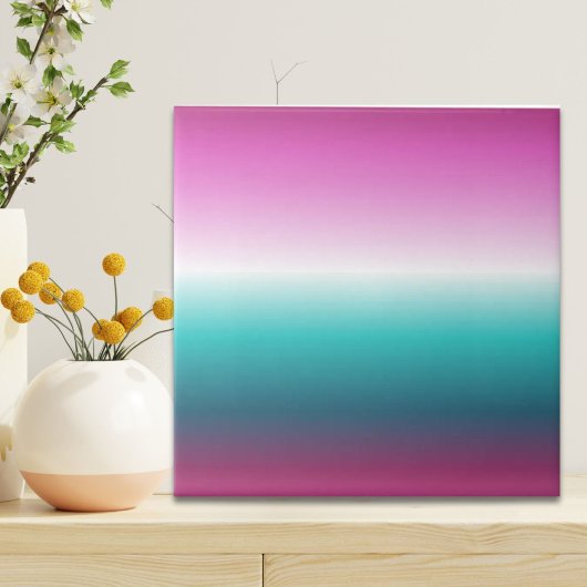 unicorn lavender blauwgroen ombre turquoise mermai tegeltje