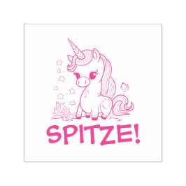 Unicorn Leerkracht en motivatie Zelfinktende Stempel