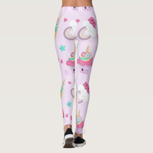 Unicorn-Leggings Leggings (Achterkant)