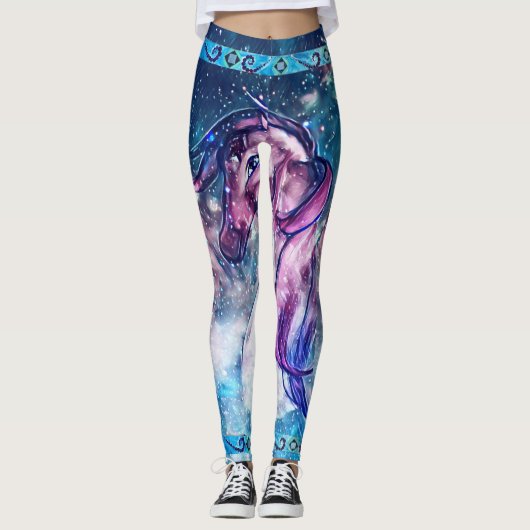 Unicorn-Leggings Leggings (Voorkant)