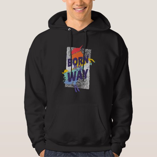 Unicorn LGBT Gay Lesbian Hoodie (Voorkant)
