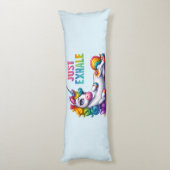 Unicorn Lichaamskussen (Achterkant (Verticaal))