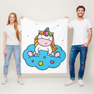 Unicorn liefde fleece deken