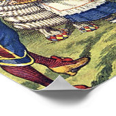 Unicorn Lion en Alice in Wonderland Print (Hoek)