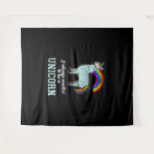 Unicorn Llama Wandkleed (Voorkant (horizontaal))